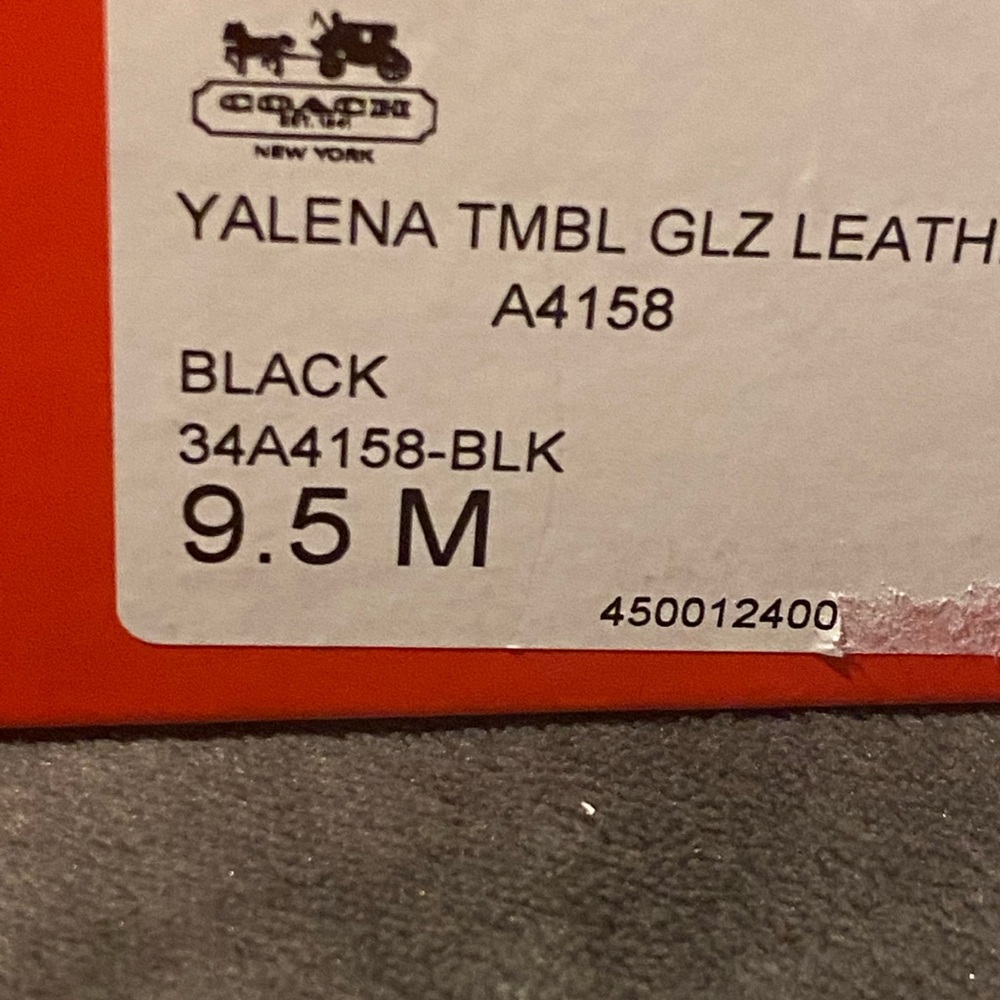 Coach Yelena boots Black leather booties - Picture 10 of 10